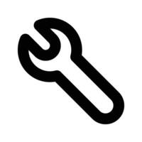 Wrench icon set. Tools Symbol. repair sign. for mobile concept and web design. illustration on white background vector