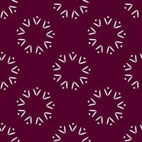 Seamless pattern with circles on a maroon background vector