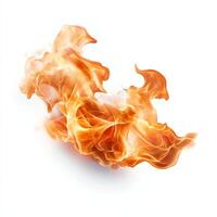 This vibrant and dynamic image captures the essence of flames swirling in a captivating dance of orange, red, and yellow hues. Perfect for illustrating heat or energy concepts. photo