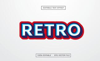 Retro editable text effect with sport style vector