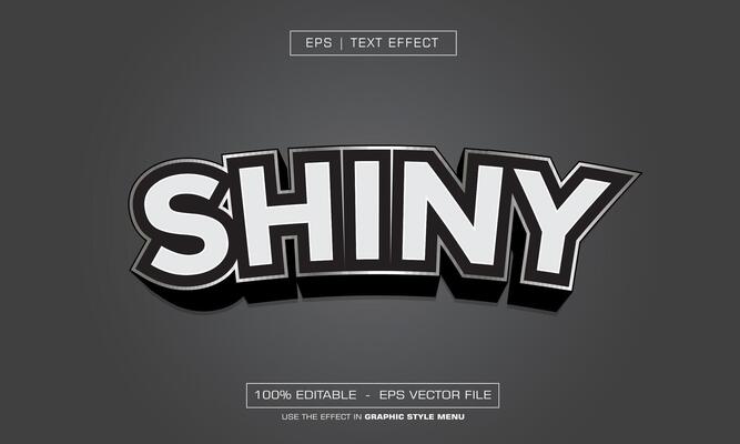 Shiny 3D editable text effect