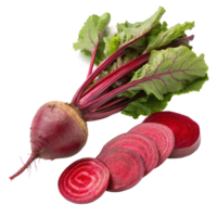 Beetroot With slices isolated on transparent background png