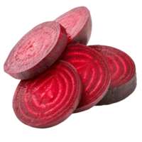 Sliced Beetroot isolated on transparent background png