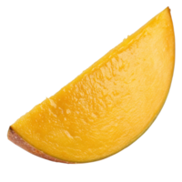 Fresh Mango Slice isolated on transparent background png