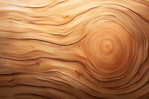 Close-up photograph of exquisite wood grain, showcasing intricate natural patterns and textures, perfect for design projects, backgrounds, and artistic inspirations. photo