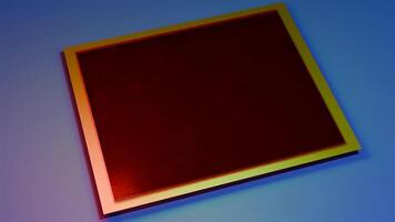 A red square on a blue background video