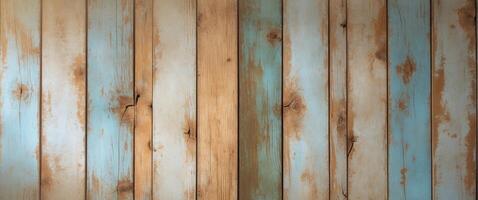 Rustic weathered wood planks background for design projects photo