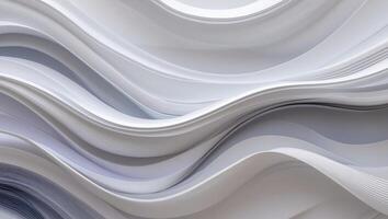 a close up of a white and gray abstract background with smooth lines. photo