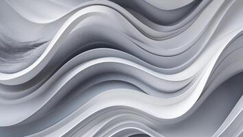 a close up of a white and gray abstract background with smooth lines photo