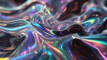 A colorful and vibrant abstract geometry design featuring captivating glass effects photo