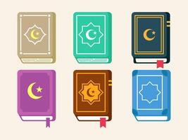 AlQuran Illustration Design Element Set vector
