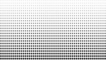 black and white halftone dots vertical gradient vector