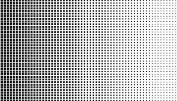 halftone square shape horizontal gradient effect vector