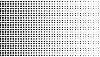 black and white halftone star shape gradient background vector
