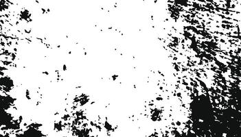 Grunge effect texture creates a black and white abstract pattern vector