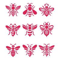 Bee Worx collection logo vector
