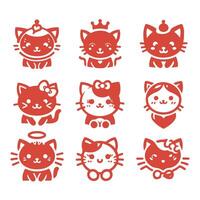 Muffin Kitty Collection Logo vector