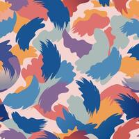 Seamless colorful patterns abstract art gallery digital design contemporary environment artistic viewpoint creative concept vector