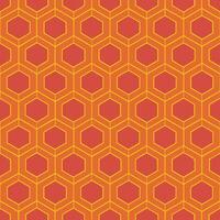 Seamless hexagonal pattern design studio setting graphic artwork creative environment close-up view modern aesthetics vector