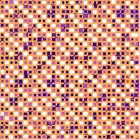 Seamless pattern of widely spaced tiny squares in purple and orange graphic design digital art environment abstract viewpoint vector