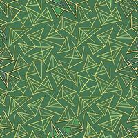 Seamless geometric triangles pattern green background digital design modern aesthetics abstract art visual harmony vector