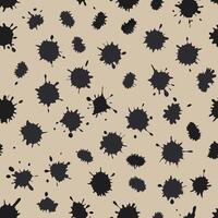 Seamless ink splash patterns graphic design digital art abstract close-up creative aesthetics vector