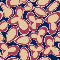 Seamless organic shapes pattern digital design graphic art abstract style close-up a seamless pattern of outlined organic shapes vector