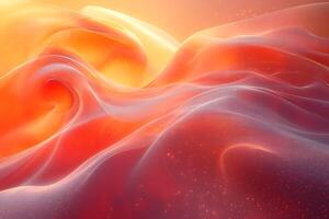 Abstract Fiery Waves of Colorful Light for Design and Creativity photo