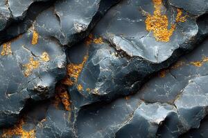 Abstract Geode Texture with Metallic Gold Accents for Elegant Design and Decoration photo