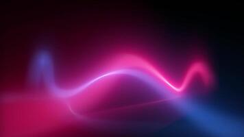 Neon Line Animation, Abstract Background with Neon Effect, 2D Glowing Lines, 4K Motion Graphics video