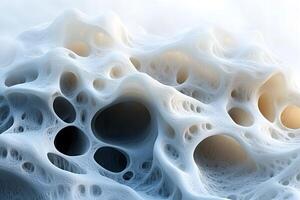 Abstract Fractal Foam Structure - Organic Design for Science and Technology Concepts photo