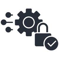ai security flat vector