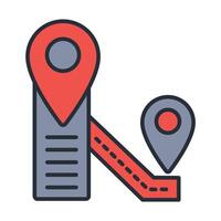 route icon color vector
