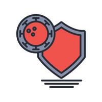 immunization icon color vector