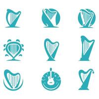 Celestial Harp collection vector