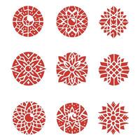 Pixel Mosaic collection logo vector