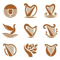 Serene Strings collection logo vector