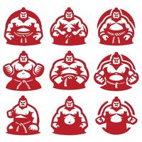 Storm Shogun Sumo Wreseler Collection Logo vector