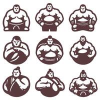 Iron Tusk Sumo Wreseler Collection Logo vector