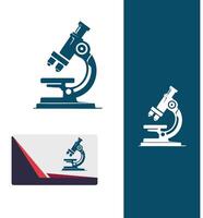 Range Microscope Logo Design vector