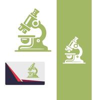 Depth Microscope Logo Design vector