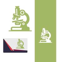 Ultra Lens Microscope Design vector