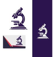 Precise Lens Microscope Design vector