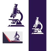 Detail Microscope Design vector