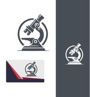 Lens Microscope Design vector