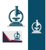Deep Sight Microscope Design vector