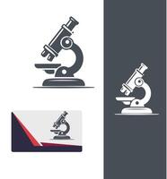 Clear Focus Microscope Design vector