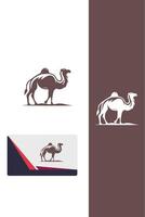 Sahara Trail camel design vector