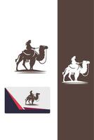 Oasis Expedition camel design vector