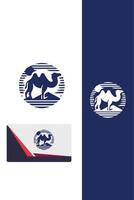 Camel Quest camel design vector